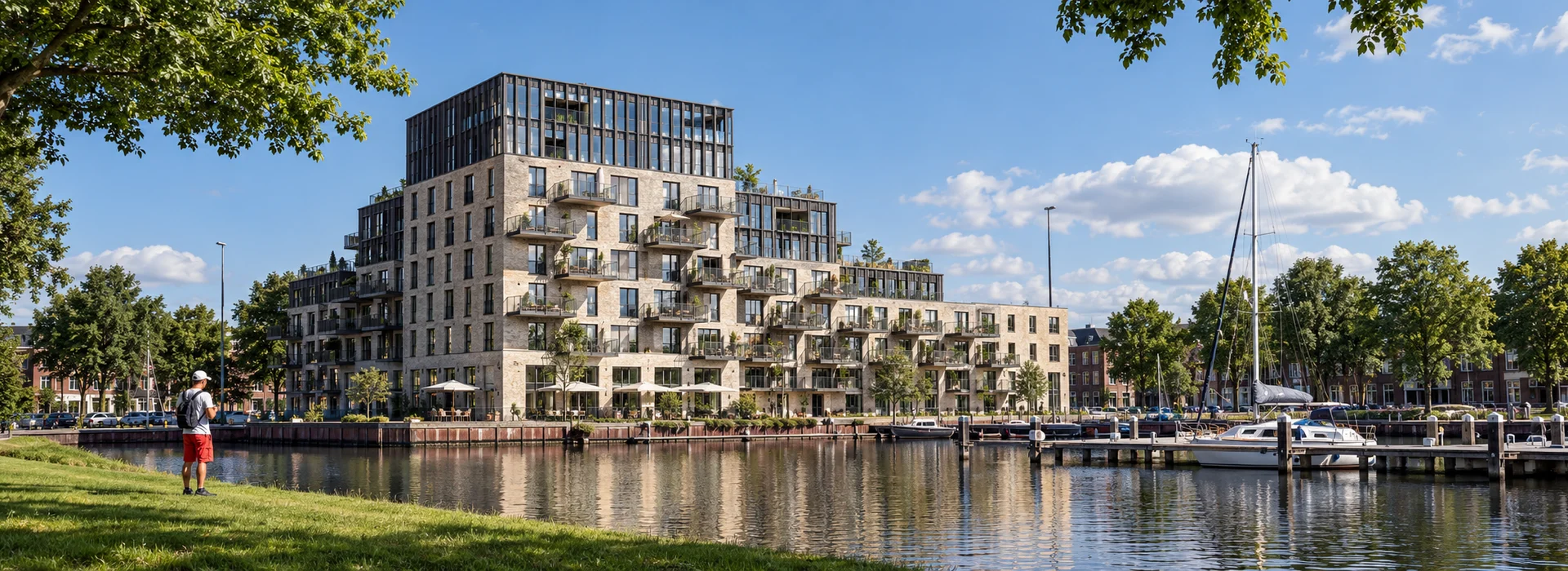Appartementencomplex Huis aan de haven Op Hoogte Wonen